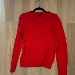 Halogen Bright Red Women's Crewneck Sweater